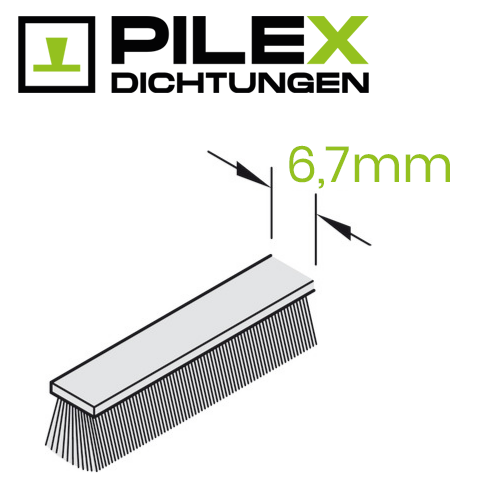 STANDARDBÜRSTE FUSSBREITE 6,7mm