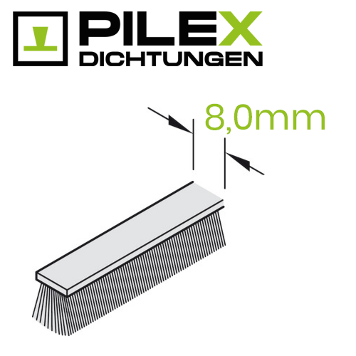 STANDARDBÜRSTE FUSSBREITE 8,0mm